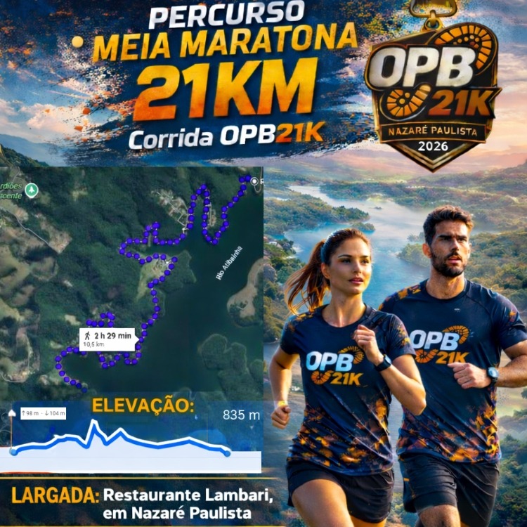 percurso 21km