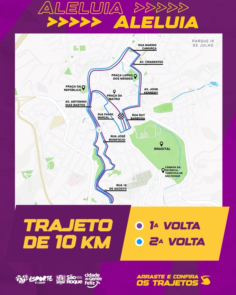 Percurso 10KM