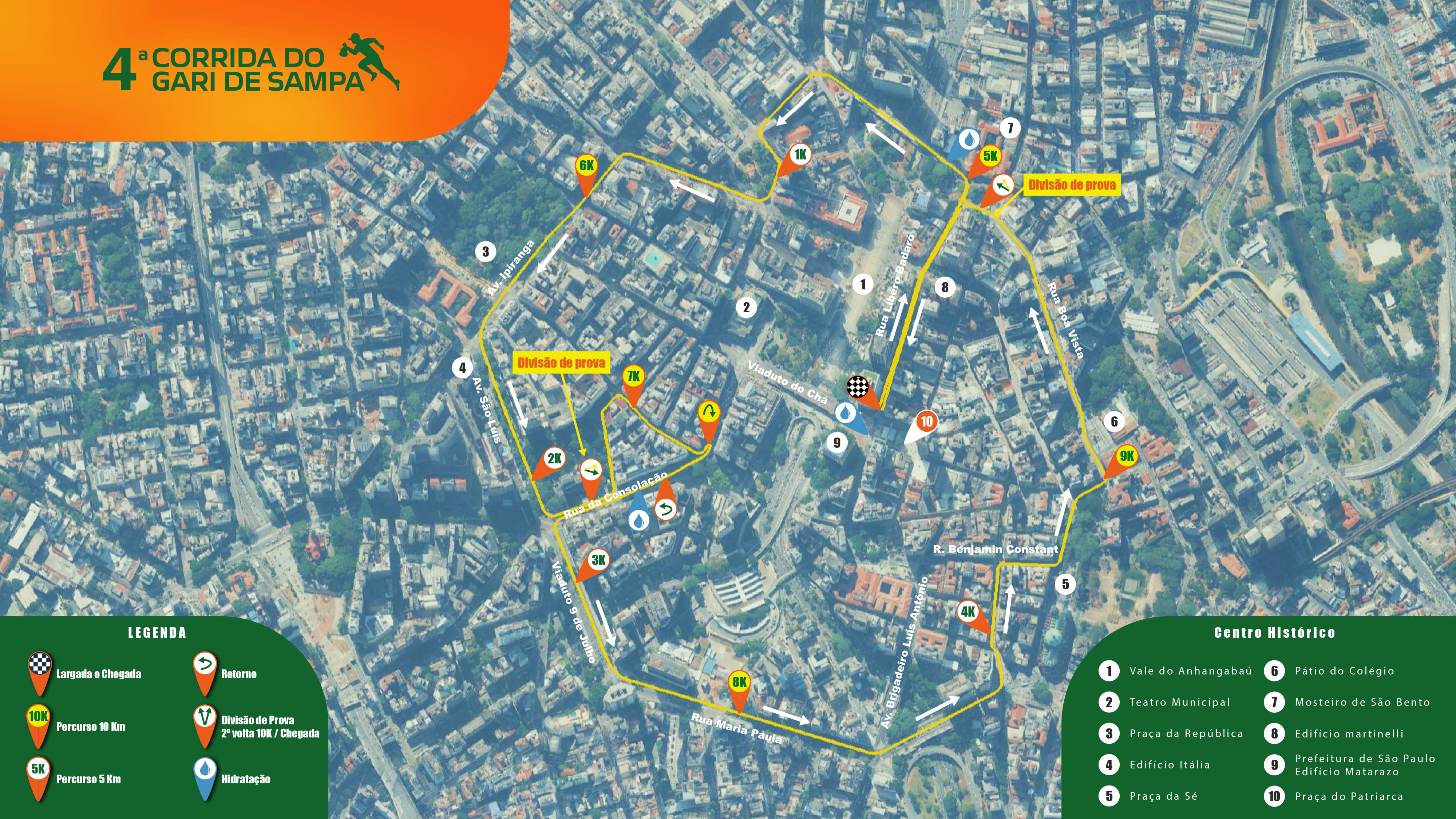 Mapa do Percurso