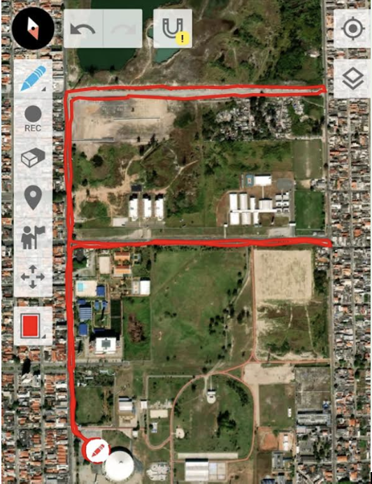 Mapa Técnico do Percurso