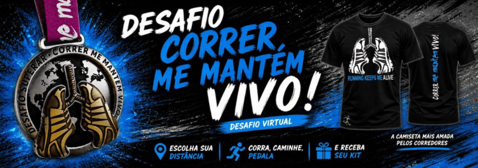 Capa Desafio Correr Me Mantém Vivo