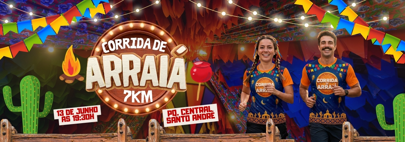 Banner Oficial Corrida de Arraiá