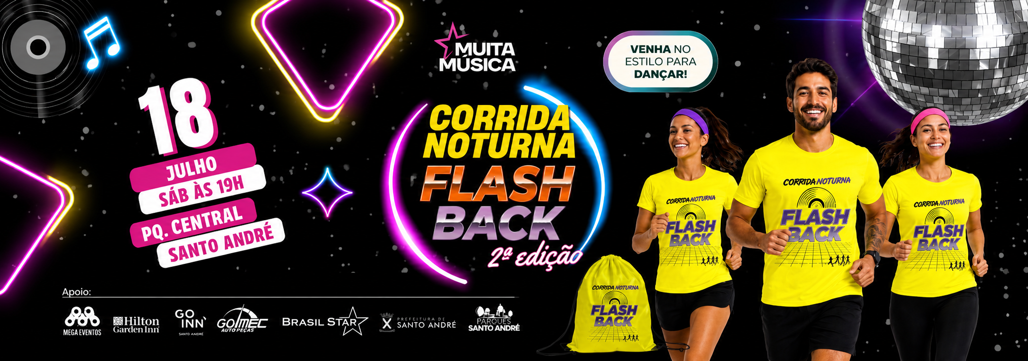 Banner Corrida Flash Back