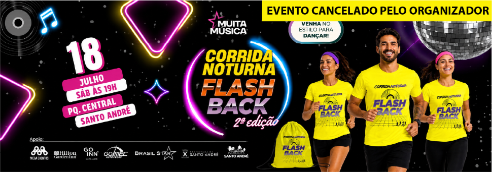 Banner Corrida Flash Back