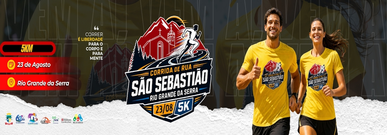 Capa Oficial Corrida de Rua São Sebastião