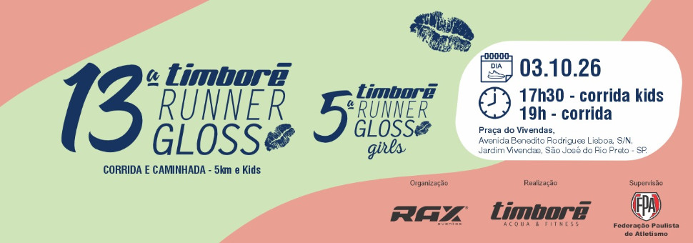Capa Timboré Runner Gloss