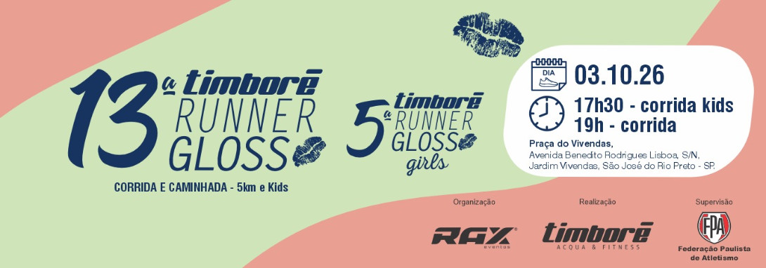Capa Timboré Runner Gloss