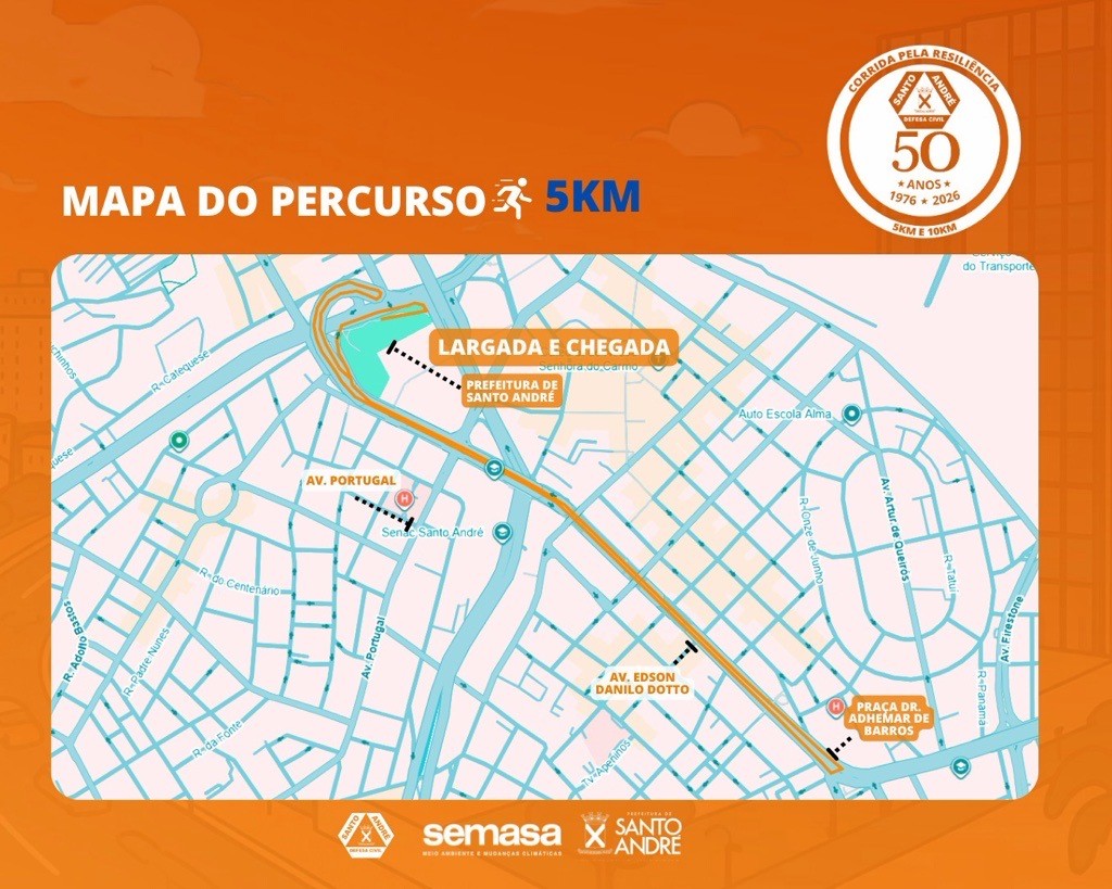 Percurso 5km