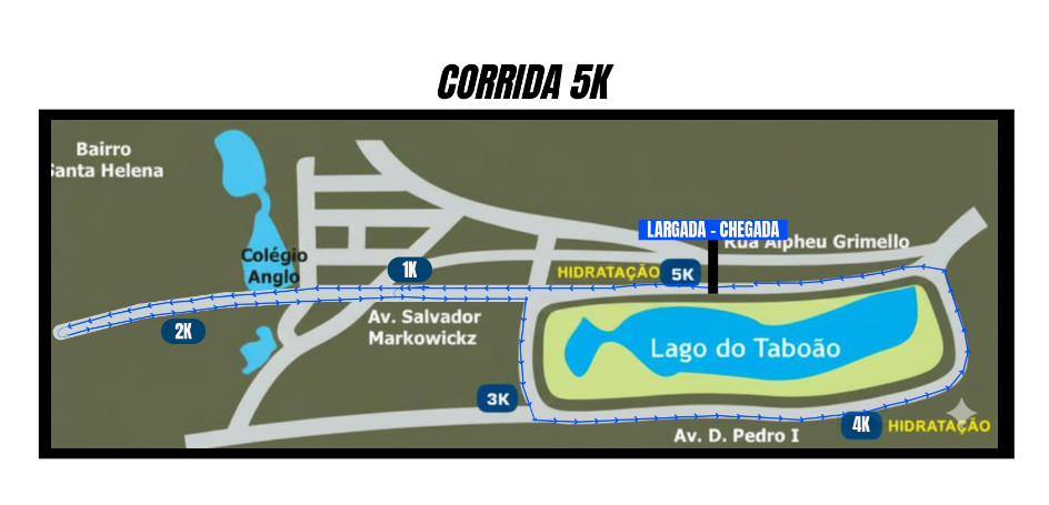 Percurso Trekking 5km